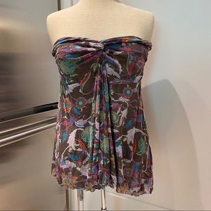 Diane Von Furstenberg Silk Tube Top